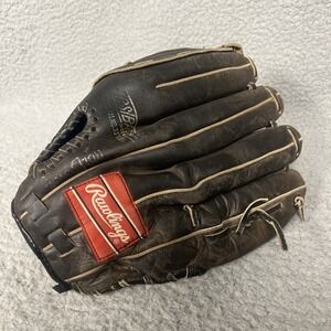 Rawlings Fastback‎ Baseball 12" Glove L Hand Throw Brown Leather 3526 Hinged Pad